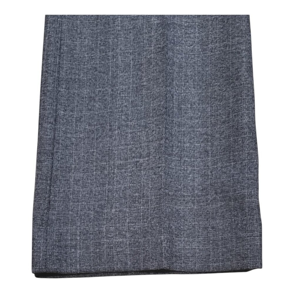 ANNE KLEIN SZ 12 Woven Wool Blend Plaid Lined Wide-leg Dress Pants Trousers - Picture 9 of 12